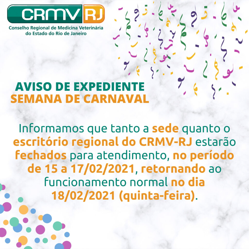 Aviso de expediente - carnaval