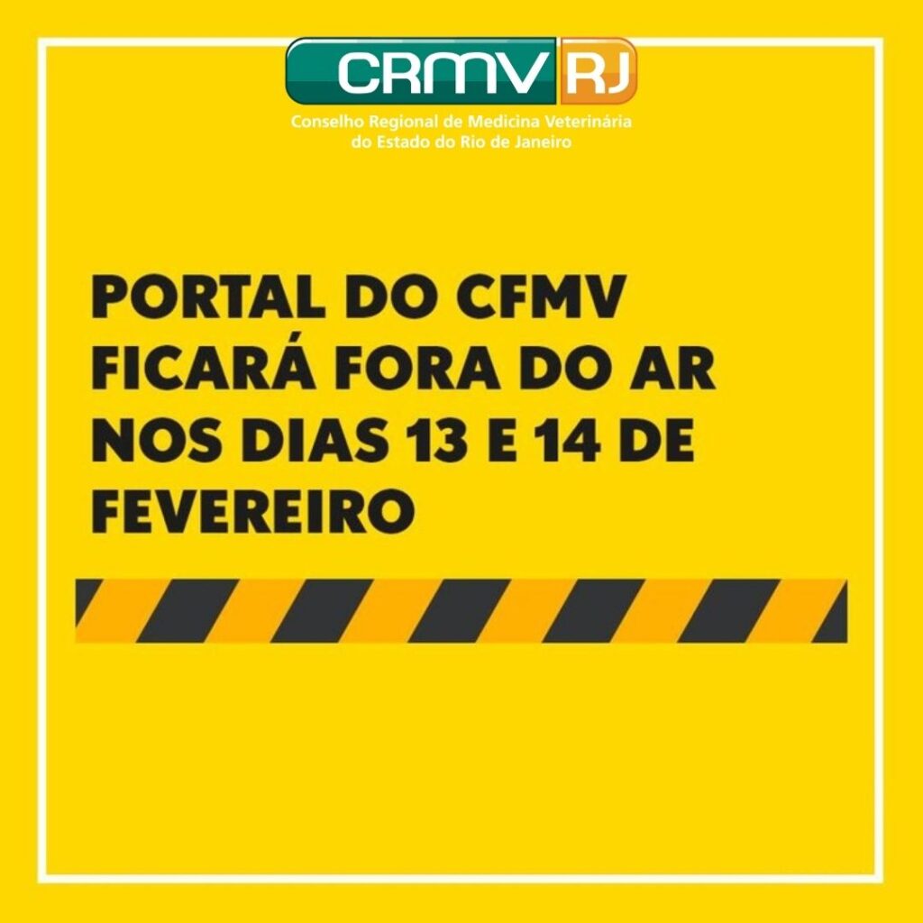 Manutenção no sistema CFMV