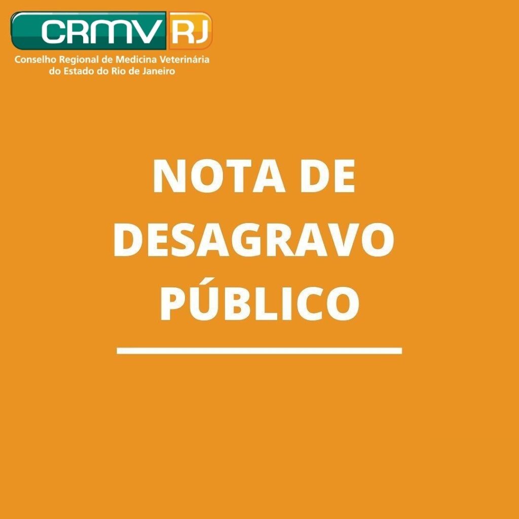 Nota de desagravo público